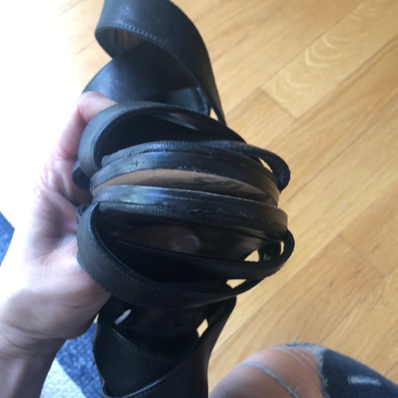 Stuart weitzman black stewpot heels - Picture 4 of 5